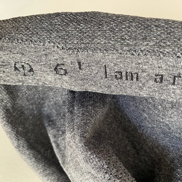 LULULEMON Swiftly Tech Racerback Heathered Black Size  6 - Picture 7 of 10